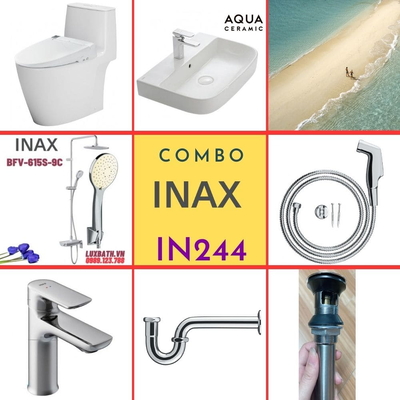 Combo thiết bị vệ sinh Inax IN244 S24 (7055)