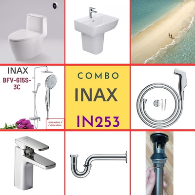Combo thiết bị vệ sinh Inax IN253 S24 (7046)