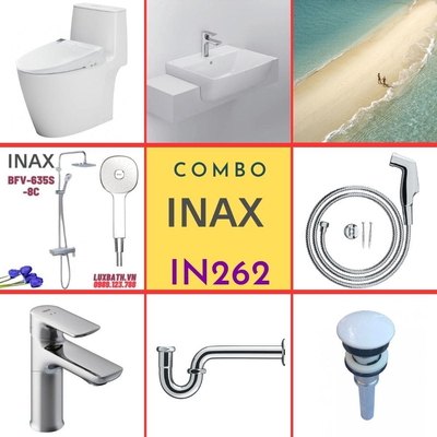 Combo thiết bị vệ sinh Inax IN262 S24 (7037)