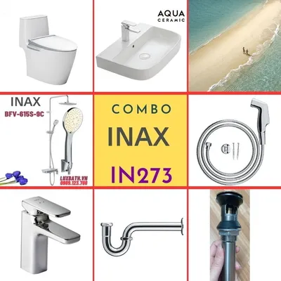 Combo thiết bị vệ sinh Inax IN273 S24 (7026)