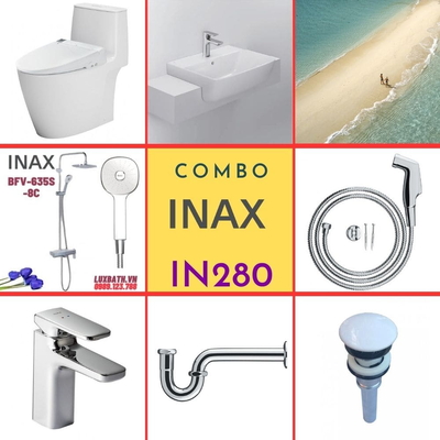 Combo thiết bị vệ sinh Inax IN280 S24 (7019)