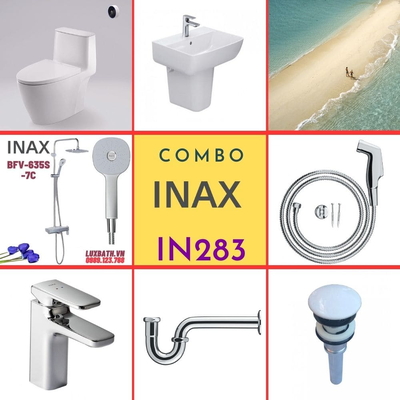 Combo thiết bị vệ sinh Inax IN283 S24 (7016)