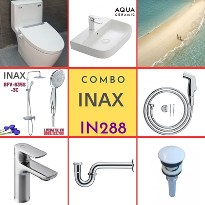 Combo thiết bị vệ sinh Inax IN288 S24 (7011)