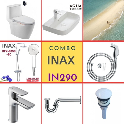 Combo thiết bị vệ sinh Inax IN290 S24 (7009)