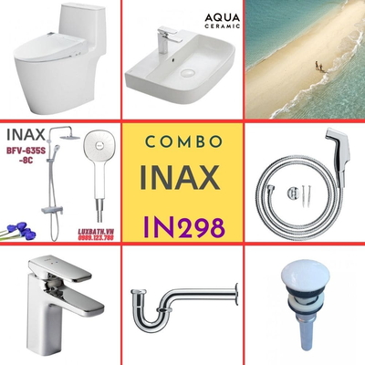 Combo thiết bị vệ sinh Inax IN298 S24 (7001)