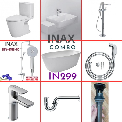 Combo thiết bị vệ sinh Inax IN299 S26 (9108)