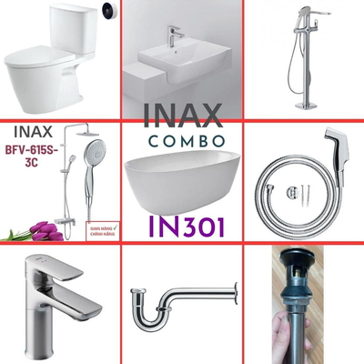Combo thiết bị vệ sinh Inax IN301 S26 (9106)