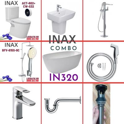Combo thiết bị vệ sinh Inax IN320 S26 (9087)