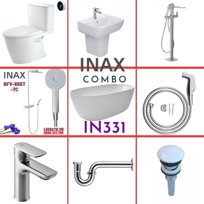 Combo thiết bị vệ sinh Inax IN331 S26 (9076)