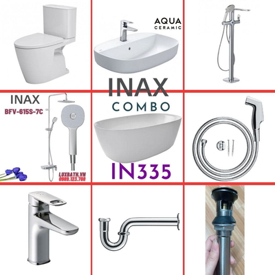 Combo thiết bị vệ sinh Inax IN335 S26 (9072)