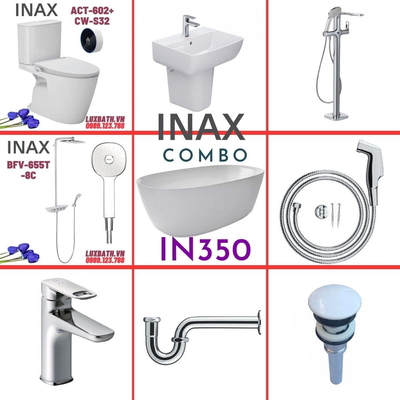 Combo thiết bị vệ sinh Inax IN350 S26 (9057)