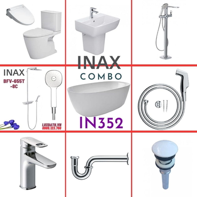 Combo thiết bị vệ sinh Inax IN352 S26 (9055)