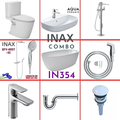 Combo thiết bị vệ sinh Inax IN354 S26 (9053)
