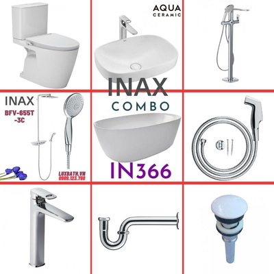 Combo thiết bị vệ sinh Inax IN366 S26 (9041)