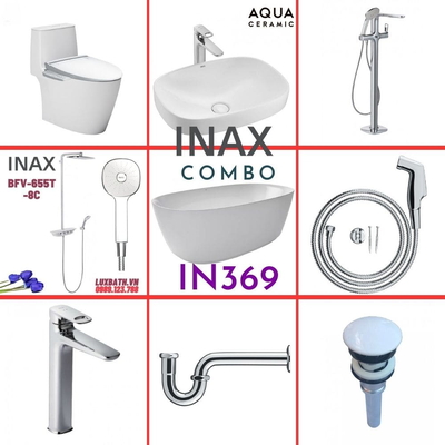 Combo thiết bị vệ sinh Inax IN369 S26 (9039)