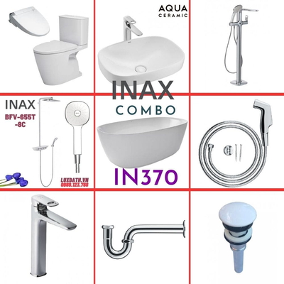 Combo thiết bị vệ sinh Inax IN370 S26 (9038)