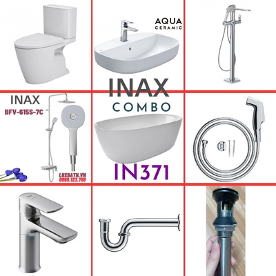Combo thiết bị vệ sinh Inax IN371 S26 (9037)