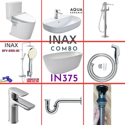 Combo thiết bị vệ sinh Inax IN375 S26 (9032)