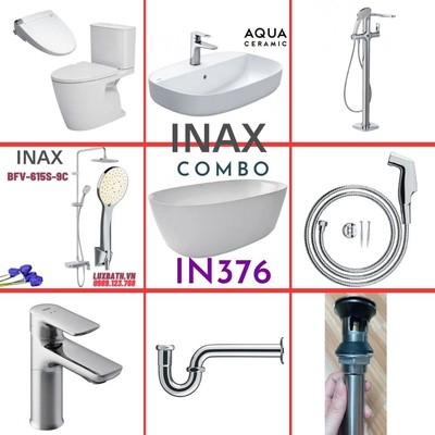 Combo thiết bị vệ sinh Inax IN376 S26 (9031)