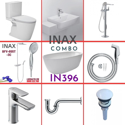 Combo thiết bị vệ sinh Inax IN396 S26 (9011)