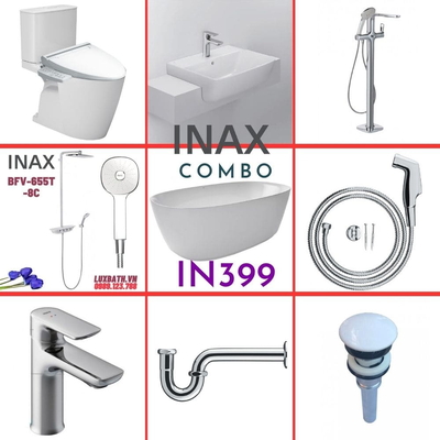 Combo thiết bị vệ sinh Inax IN399 S26 (9010)