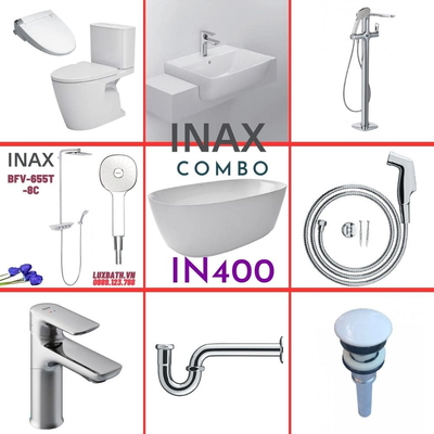 Combo thiết bị vệ sinh Inax IN400 S26 (9009)
