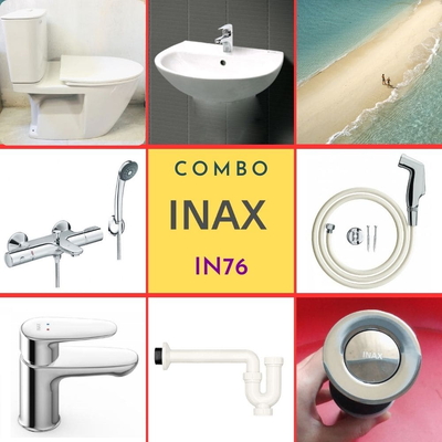 Combo thiết bị vệ sinh Inax IN76 (7209)