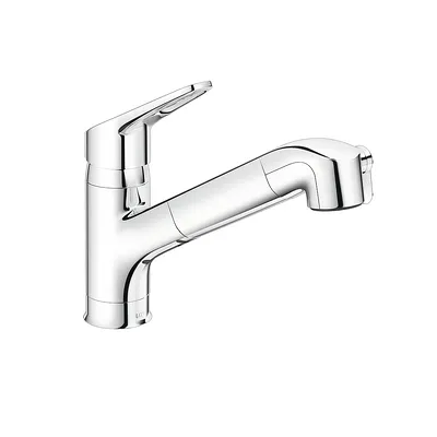Vòi rửa bát dây rút có lõi lọc Inax JF-AB466SYX