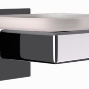 Kệ đựng xà phòng mạ đen chrome Jaquar AKP-BCH-35731P