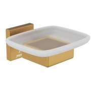 Kệ đựng xà phòng thép mạ vàng mờ Jaquar AKP-GMP-35731P