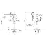 Sen cây bồn tắm Inax BFV-656S
