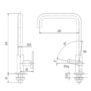 Vòi rửa bát lạnh gắn chậu Inax SFV-30
