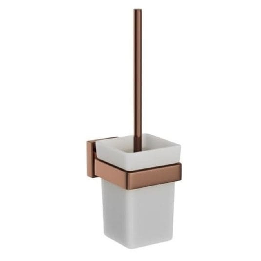 Giá đỡ và chổi cọ bồn vệ sinh mạ dồng đỏ Jaquar AKP-BGP-35743P