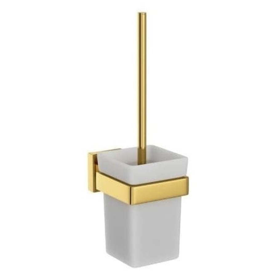 Giá đỡ và chổi cọ bồn vệ sinh mạ vàng sáng Jaquar AKP-GBP-35743P