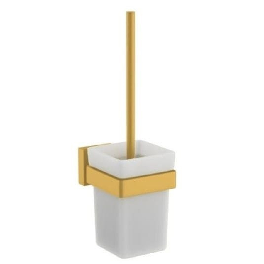 Giá đỡ và chổi cọ bồn vệ sinh mạ đồng đỏ Jaquar AKP-GMP-35743P