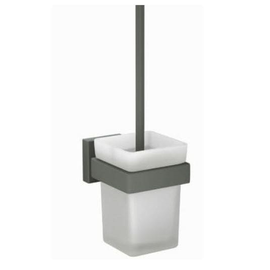 Giá đỡ và chổi cọ bồn vệ sinh màu than chì Jaquar AKP-GRF-35743P