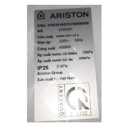 Bình nước nóng trực tiếp Ariston Aures Easy 4.5P ( có bơm )