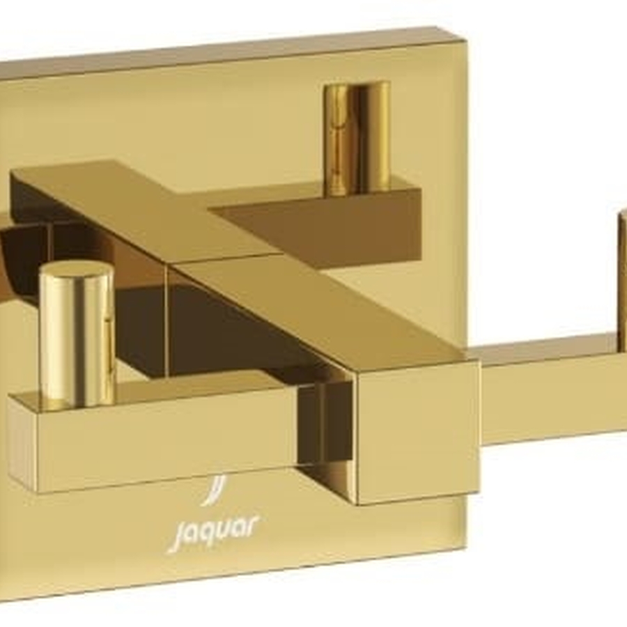 Móc áo đôi mạ thép mạ vàng sáng Ấn Độ Jaquar AKP-GBP-35761P