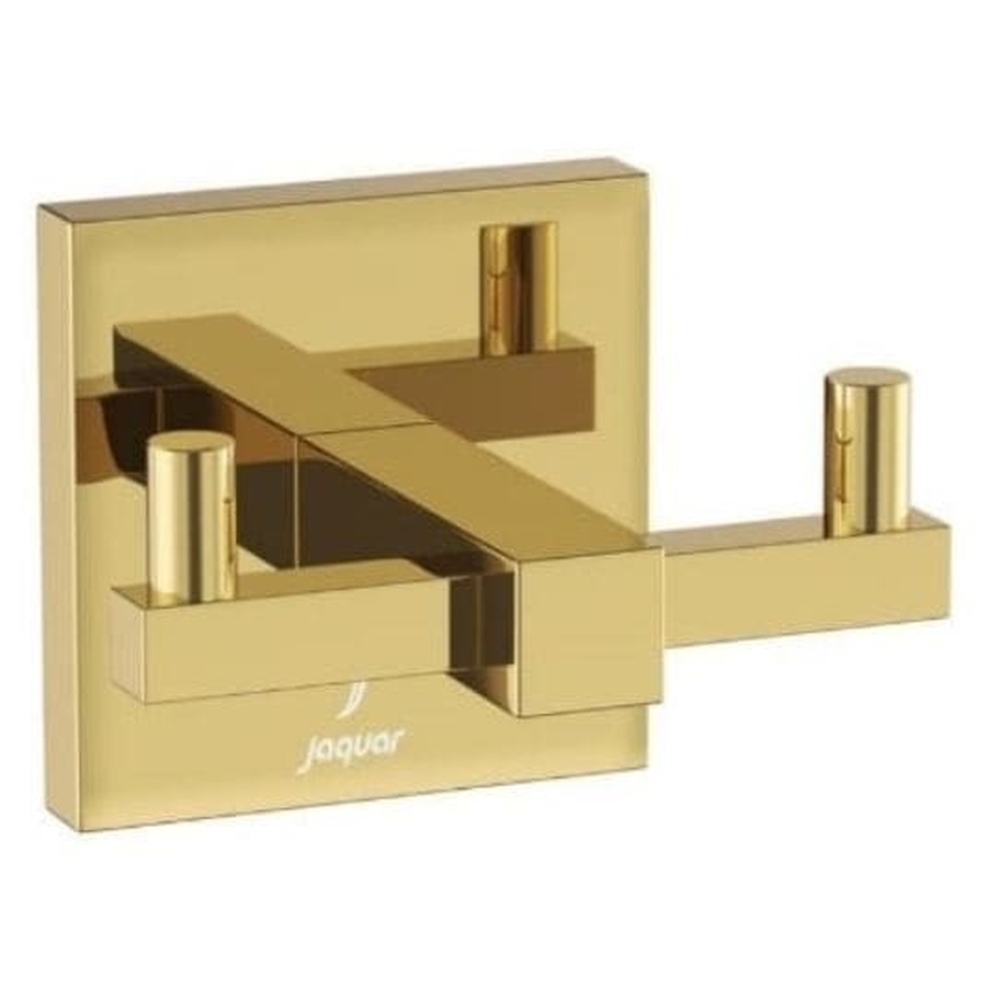 Móc áo đôi mạ thép mạ vàng sáng Ấn Độ Jaquar AKP-GBP-35761P