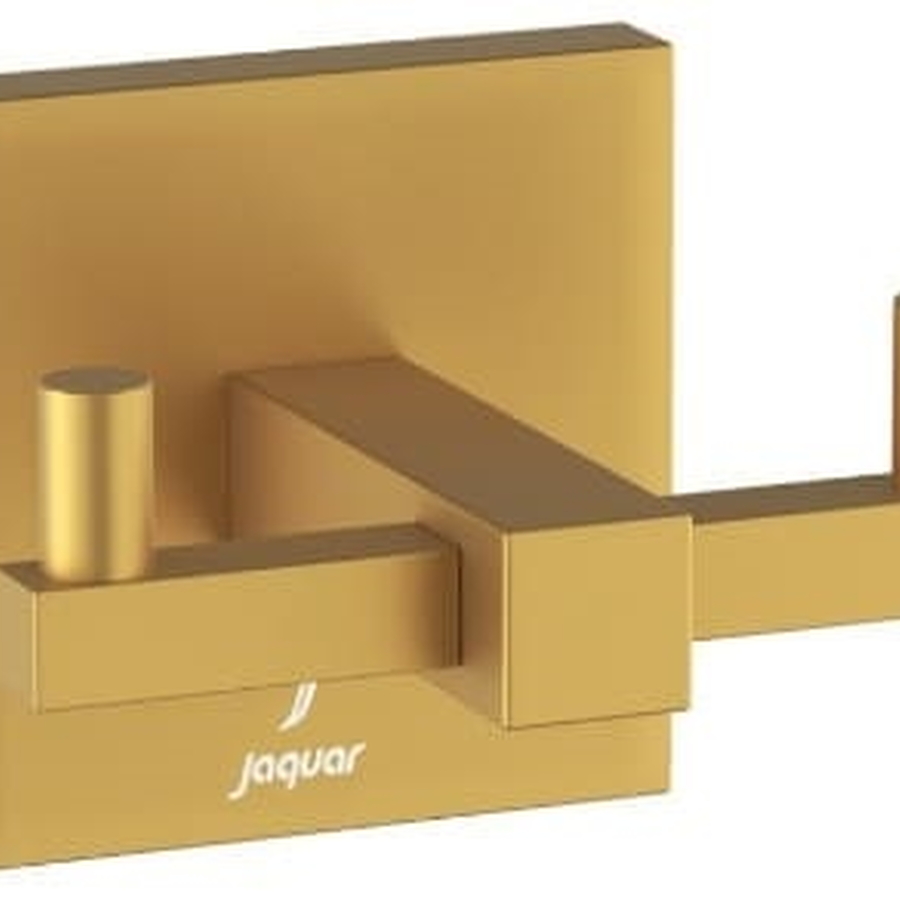 Móc áo đôi mạ thép mạ vàng mờ Ấn Độ Jaquar AKP-GMP-35761P