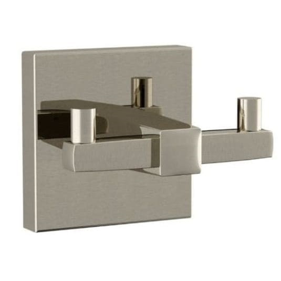 Móc áo đôi mạ thép không gỉ Ấn Độ Jaquar AKP-SSF-35761P