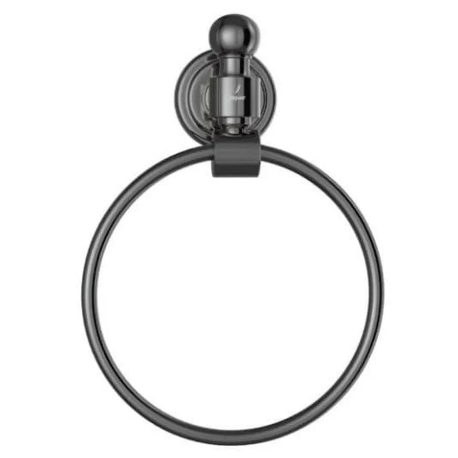 Vòng treo khăn mạ đen chrome Ấn Độ Jaquar AQN-BCH-7721
