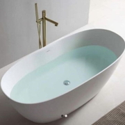 Bồn tắm đặt sàn đá nhân tạo Clara CBT-130 1.7m