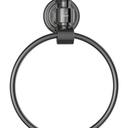 Vòng treo khăn mạ đen chrome Ấn Độ Jaquar AQN-BCH-7721