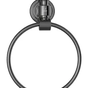 Vòng treo khăn mạ đen chrome Ấn Độ Jaquar AQN-BCH-7721