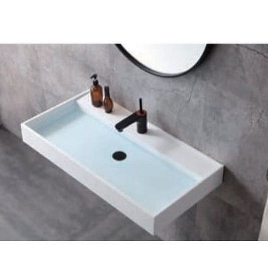 Chậu rửa Lavabo treo tường màu trắng Clara CB-702 