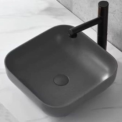 Chậu rửa Lavabo dương bàn màu xám Clara CB-1158-GR3 (Order)