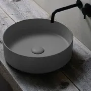 Chậu rửa Lavabo dương bàn màu xám Clara CB-1124-GR (Order)