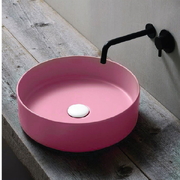 Chậu rửa Lavabo dương bàn màu hồng Clara CB-1124-PK (Order)