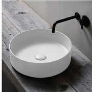 Chậu rửa Lavabo dương bàn màu trắng Clara CB-1124 (Order)